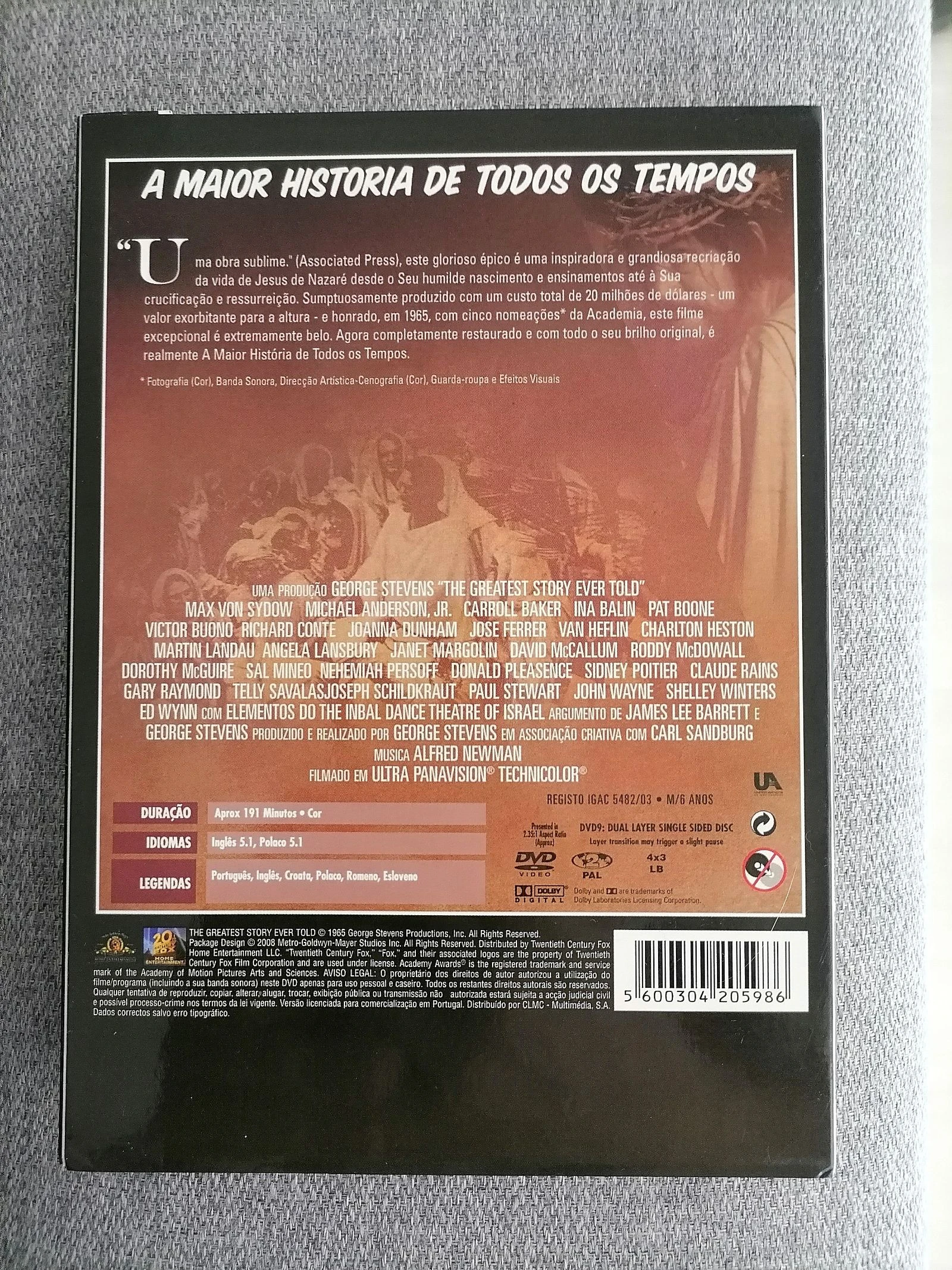 A Maior História de Todos os Tempos (novo e selado) – photo 2